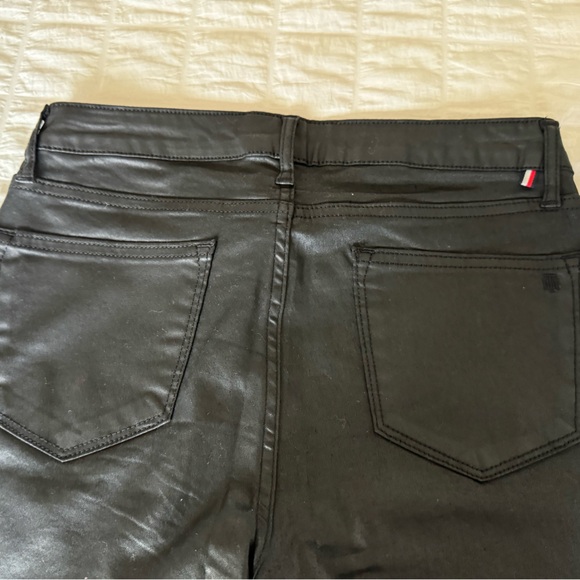 Tommy Hilfiger Faux Leather Jeans, 6 Black, NWOT - Picture 7 of 10
